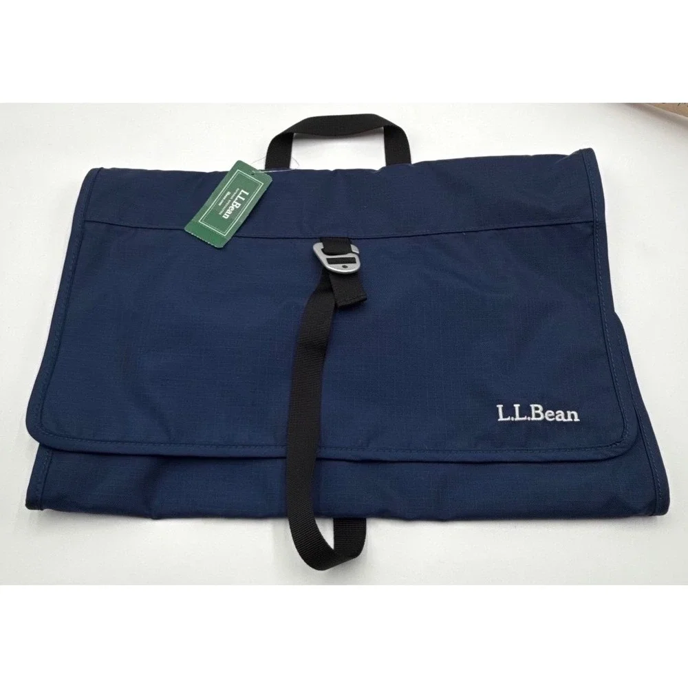 L.L.Bean Travel Shirt Folder Packing Organizer Garment Folder Navy NWT